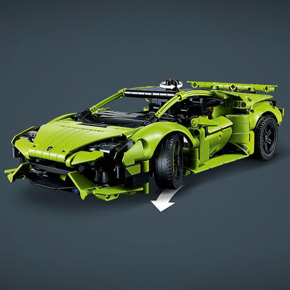 LEGO Kit de modelo de carro de brinquedo Technic Lamborghini Huracán Tecnica, conjunto de construção de carro de corrida para crianças, meninos, meninas e fãs de esportes motorizados com mais de 9 anos, ideia de presente colecionável 42161
