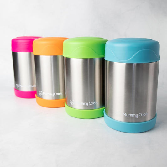 Mummy Cooks Tarro Aislado Para Alimentos 450ml - (450ml Azul)