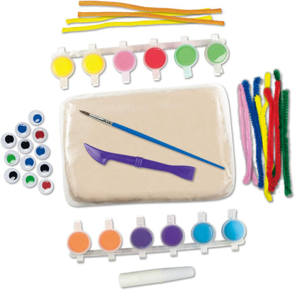 Galt Toys, Cerâmica Animal, Kits de Artesanato Infantil, A partir de 6 Anos, 32,7 x 6,9 x 23,9 cm e Brinquedos, Ímãs de Monstro, Kit de Artesanato para Crianças, A partir de 6 Anos