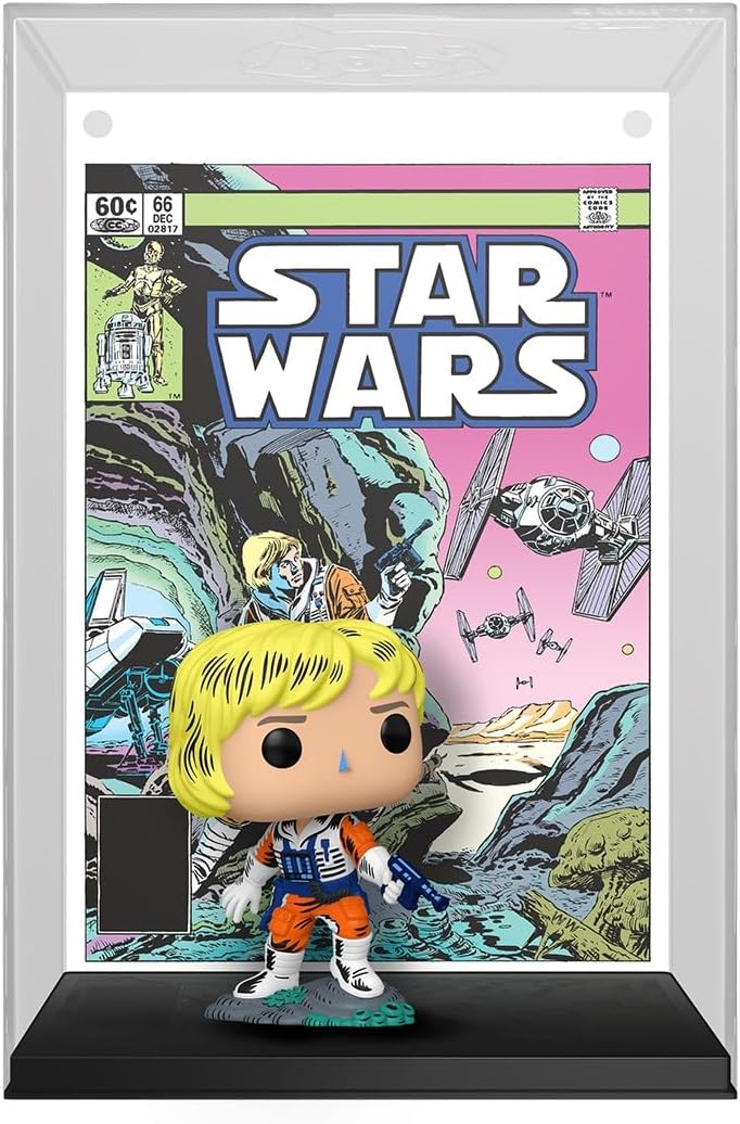 Funko Pop! Capas de quadrinhos: Star Wars – Luke Skywalker - Figura colecionável de vinil - Ideia para presente - Produtos oficiais - Brinquedos para crianças e adultos - Figura modelo para colecionadores e exposição