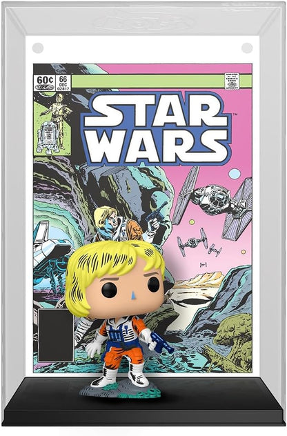 Funko Pop! Capas de quadrinhos: Star Wars – Luke Skywalker - Figura colecionável de vinil - Ideia para presente - Produtos oficiais - Brinquedos para crianças e adultos - Figura modelo para colecionadores e exposição