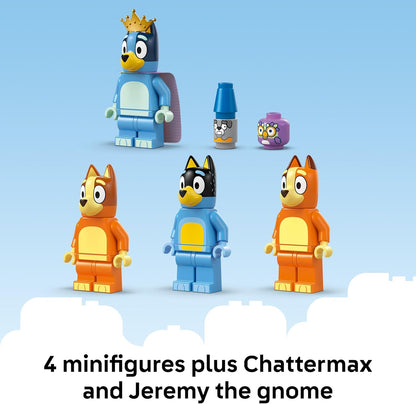 LEGO Bluey: Casa da Família Bluey - Conjunto Modular com Vários Cômodos, um Jardim, 4 Minifiguras e Acessórios Divertidos - Presente de Aniversário para Meninas e Meninos a partir de 4 Anos ou Fãs de Programas de TV - 11203