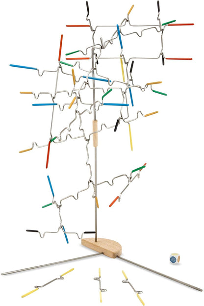 Melissa &amp; Doug suspenden juegos familiares para niños y adultos | Juego de mesa de juguete de equilibrio de torre apilable | Juegos de actividades para regalos familiares | Juegos de viaje al aire libre para niños de 8 a 12 años | Juegos