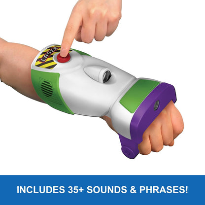 Manopla Laser de Patrulheiro Espacial Toy Story 5 da Disney e Pixar (Mattel) | Brinquedo de Faz de Conta do Buzz Lightyear com Luzes, Vibrações e mais de 35 Sons e Frases (JKV42)