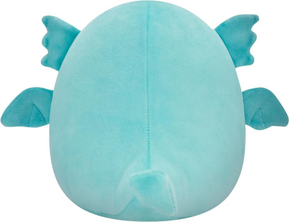 Squishmallows SQCR04087 Theotto-Blue Cthulu 7,5" Add Squad, brinquedo de pelúcia ultramacio, pelúcia oficial Kellytoy