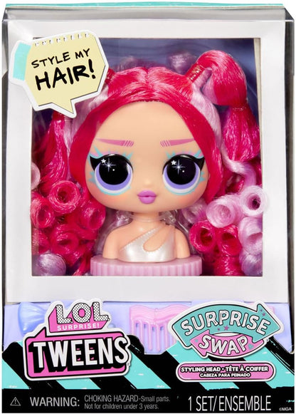L.O.L. Surprise  Série Tweens Surprise Swap - Cabeças de modelagem, incluindo acessórios de cabelo fabulosos e cabelos lindos - ótimo para crianças a partir de 4 anos
