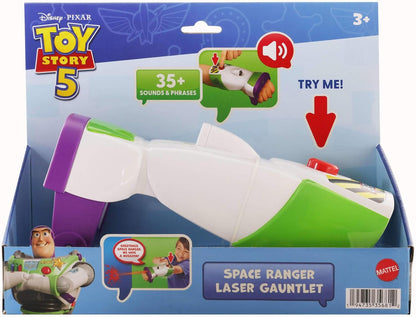 Manopla Laser de Patrulheiro Espacial Toy Story 5 da Disney e Pixar (Mattel) | Brinquedo de Faz de Conta do Buzz Lightyear com Luzes, Vibrações e mais de 35 Sons e Frases (JKV42)