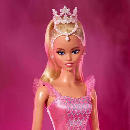 Barbie Boneca Signature Ballet Wishes, boneca colecionável da moda em tutu rosa acetinado com cabelo loiro e embalagem para presente, JBJ10