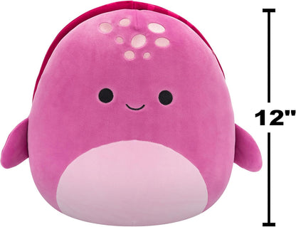 Squishmallows Original 12 Polegadas - Tudor, a Tartaruga Marrom