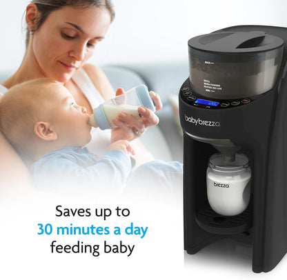 Baby Brezza – Formula Pro Advanced, Preparador Automático de Mamadeiras e Dispensador de Fórmula, Máquina de Preparação de Mamadeiras, Inclui Funil, Destinatário de Reposição e Tampa, Conjunto na Cor Preta