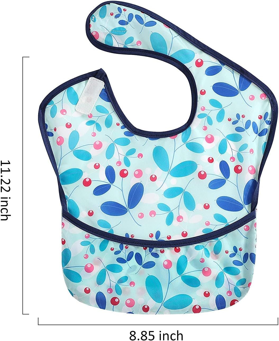 PandaEar Babador, pacote com 3 unidades, superleve, impermeável, lavável, resistente a manchas, óleo e odores, para bebês de 5 a 36 meses | Multicor | Menina