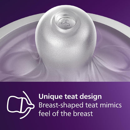 Philips Mamadeira Avent Natural Response – 3 unidades de 260 ml, para recém-nascidos e bebês maiores, livre de BPA, a partir de 1 mês (Modelo SCY903/03)