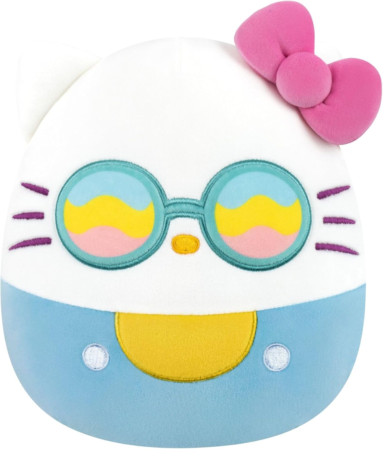 Squishmallows Pelúcia Original Sanrio de 8 Polegadas "Seize the Moment" Hello Kitty – Pelúcia Oficial Jazwares