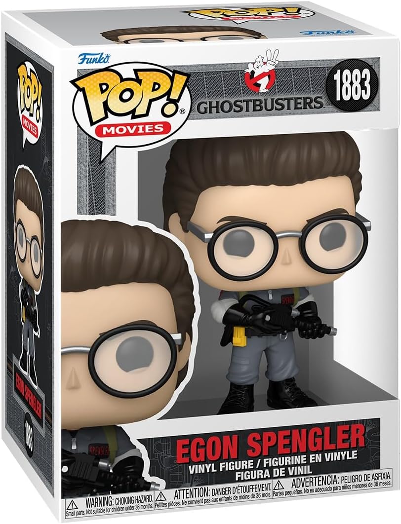 Funko Pop! Filmes: Caça-Fantasmas II - Egon Spengler - Caça-Fantasmas 2 - Figura de vinil colecionável - Ideia para presente - Produtos oficiais - Brinquedos para crianças e adultos - Fãs de cinema - Figura modelo para colecionadores