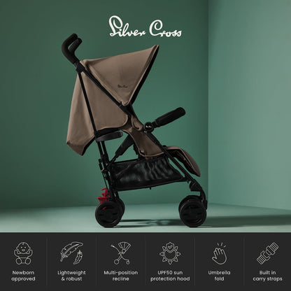 Silver Cross Carrinho Pop 2 – Pronto para tudo, do nascimento aos 22 kg