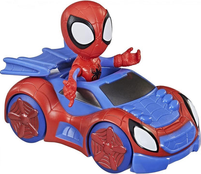 Homem-Aranha e seus Incríveis Amigos - Figura de Ação do Homem-Aranha da Hasbro Marvel com Veículo Web-Crawler, para Crianças a partir de 3 Anos, Multicolorido, F1940