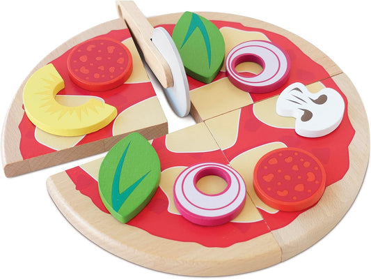 Le Toy Van - Honeybake - Madera con Accesorios para Pizza - Juguetes para niños Accesorios de Cocina - 2 años y más, 30 x 210 x 25 mm