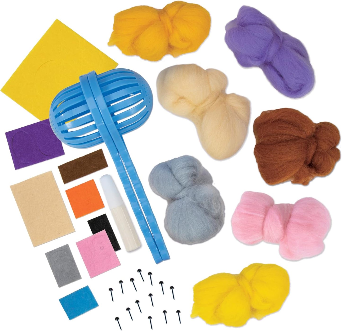 Galt Toys, Amigos de Feltro, Kit de Costura, Kits de Artesanato Infantil, A partir de 6 Anos, Galt Toys, Feltragem Divertida, Artesanato em Feltro para Crianças, A partir de 5 Anos, Galt Toys, Costure uma Imagem, Kits de Artesanato Infantil