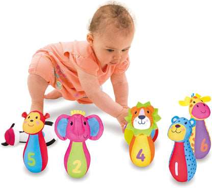 Galt Toys, Jungle Pals Skittles, brinquedos de atividades para bebês, a partir de 12 meses