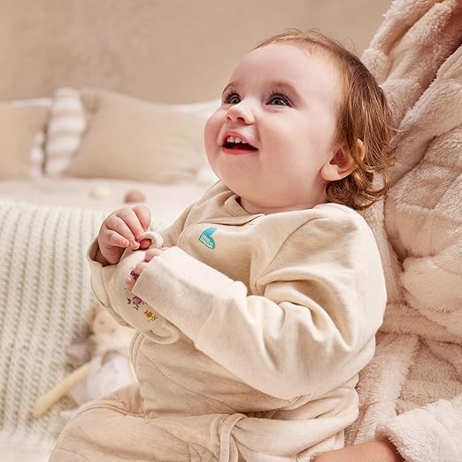 Love To Dream™ Saco de dormir | Cobertor e edredom vestível extra quente, de manga comprida e leve | 3,5 Tog, ideal para o inverno e outono (14–16 °C) | Algodão lavável à máquina e zíper duplo