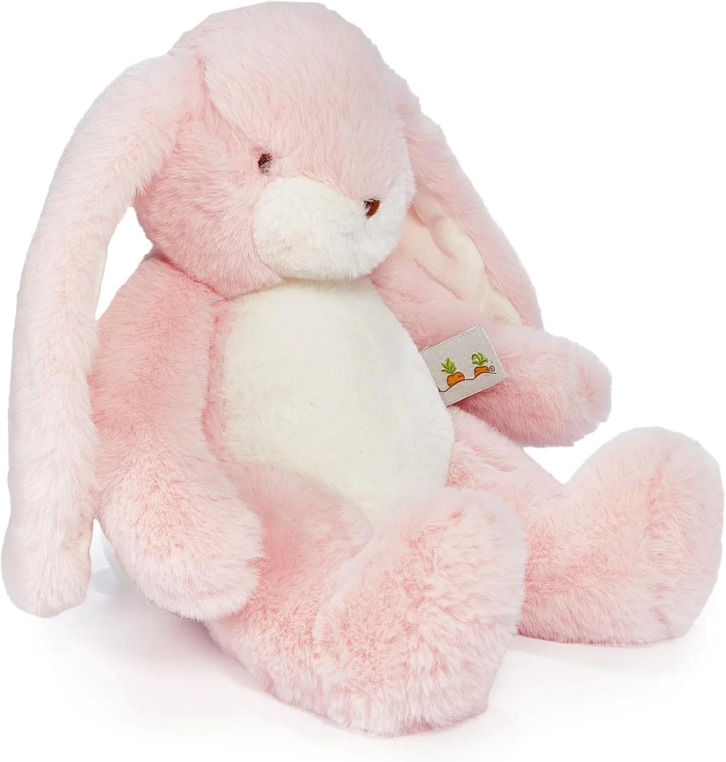 BUNNIES BY THE BAY Ursinho de Pelúcia Coelhinho Little Nibble | Brinquedo Super Macio e Seguro para Recém-Nascidos com Detalhes Bordados | 30cm de Altura para o Seu Bebê