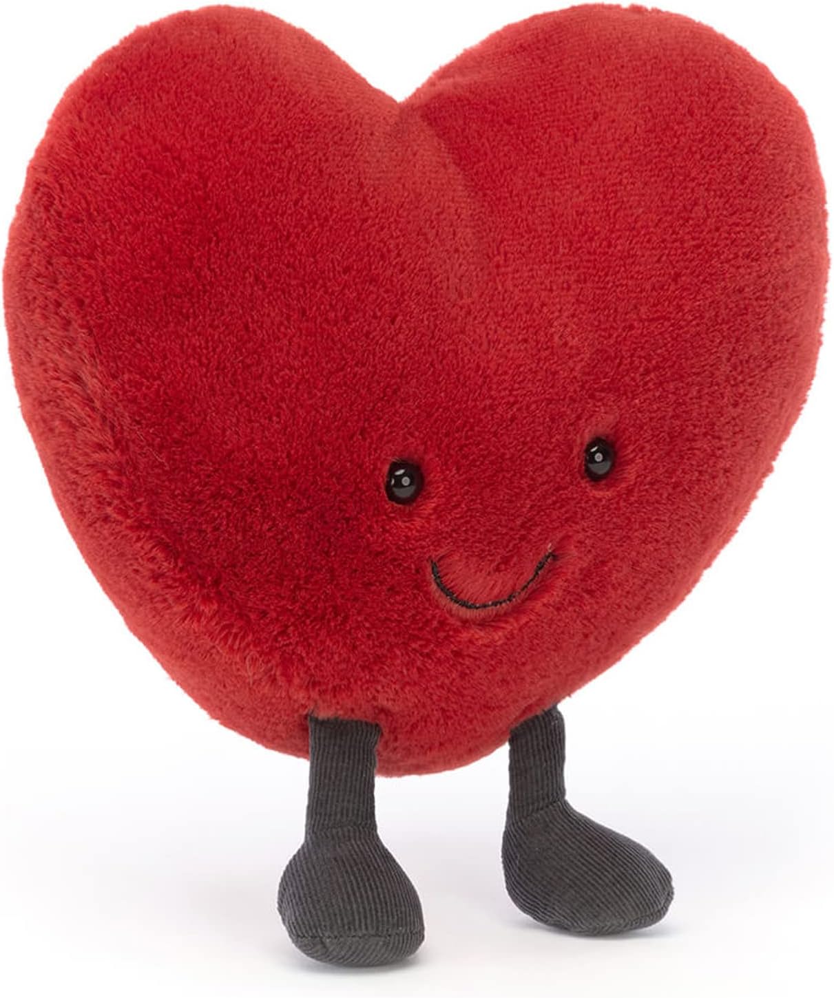 Jellycat Amuseable Grande Coração Vermelho Colecionável Pelúcia Decoração