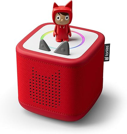 Conjunto inicial Toniebox 2 rosa-nuvem com Tonie Rubie criativo