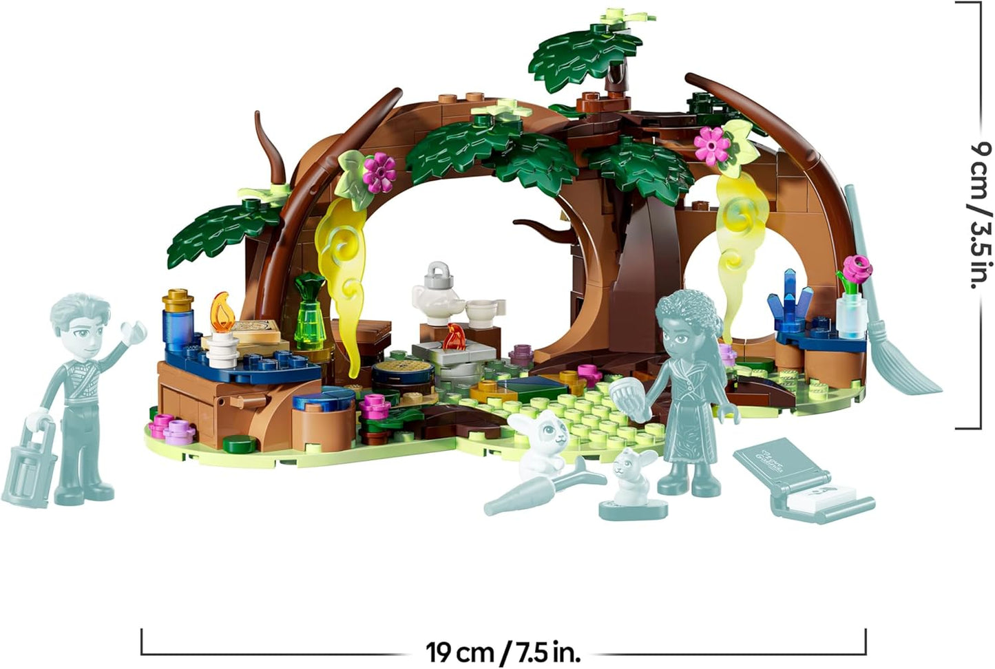 LEGO Refúgio da Elphaba Malvada - Brinquedo de Construção na Floresta com 2 Mini Bonecas e 2 Figuras de Animais, além de Acessórios - Presente para Meninas a partir de 7 Anos e Fãs do Filme - 75687