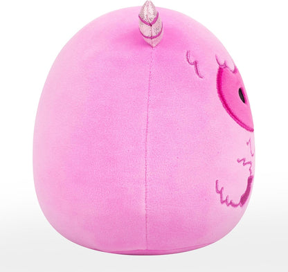Squishmallows Original de 7,5 Polegadas Nenezy, o Yeti Rosa – Pelúcia Oficial da Jazwares