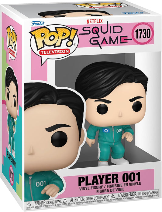 Funko POP! TV: Round 6 S3 - Jogador 001 - Figura de vinil colecionável - Ideia para presente - Produtos oficiais - Brinquedos para crianças e adultos - Fãs de TV - Figura modelo para colecionadores e exposição