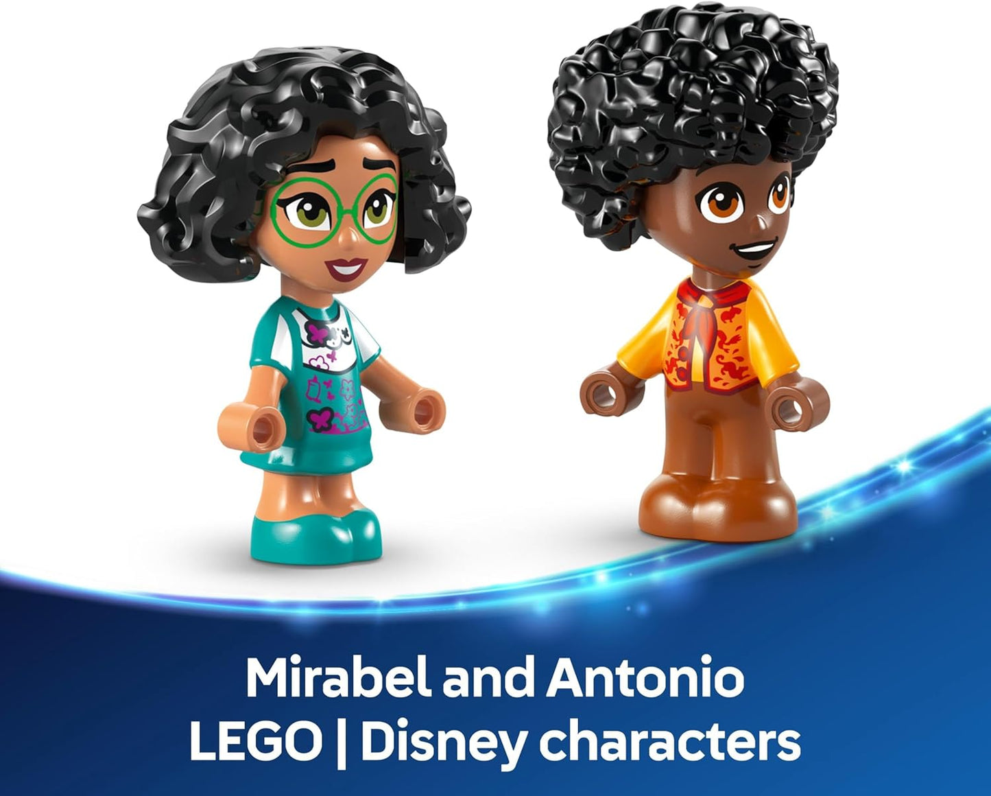 LEGO ǀ Disney Encanto Mini brinquedo de construção de casa para meninas a partir de 5 anos, conjunto inclui micro bonecos Mirabel e Antonio Madrigal, uma figura de capibara e uma chave