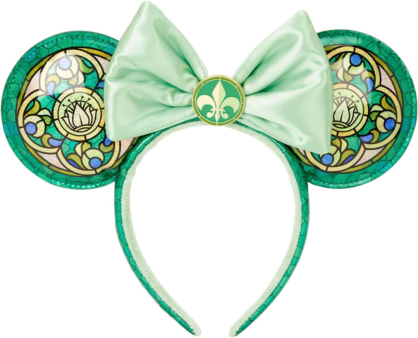 Loungefly - Disney - Tiana - Coleção Vitral - Tiara - Ideia de Presente - Produto Oficial - para Meninos, Meninas, Homens e Mulheres - Fãs de Filmes