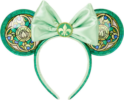 Loungefly - Disney - Tiana - Coleção Vitral - Tiara - Ideia de Presente - Produto Oficial - para Meninos, Meninas, Homens e Mulheres - Fãs de Filmes