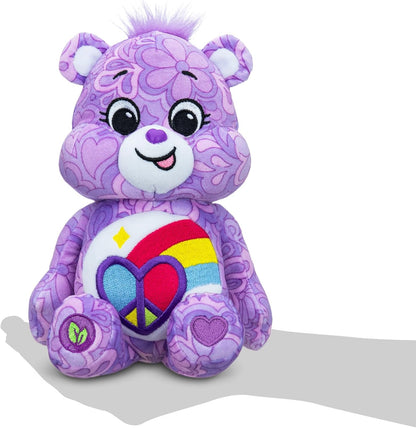 Basic Fun Ursinhos Carinhosos, Urso Coração Pacífico 22cm Pelúcia Feijão, Brinquedo de Pelúcia Bonito Colecionável, Brinquedos de Pelúcia para Crianças, Brinquedos Macios para Meninas e Meninos, Ursinhos Bonitos Adequados para Meninas Meninos
