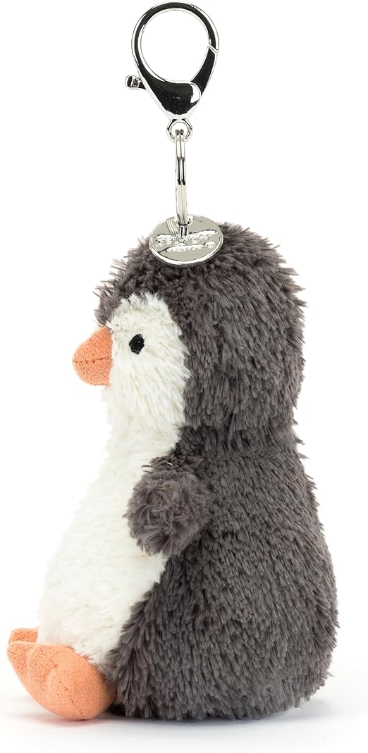 Jellycat - Chaveiro de pelúcia em formato de pinguim-amendoim, 4,5 polegadas, ótima ideia de presente, pinguim-amendoim, pinguim-amendoim