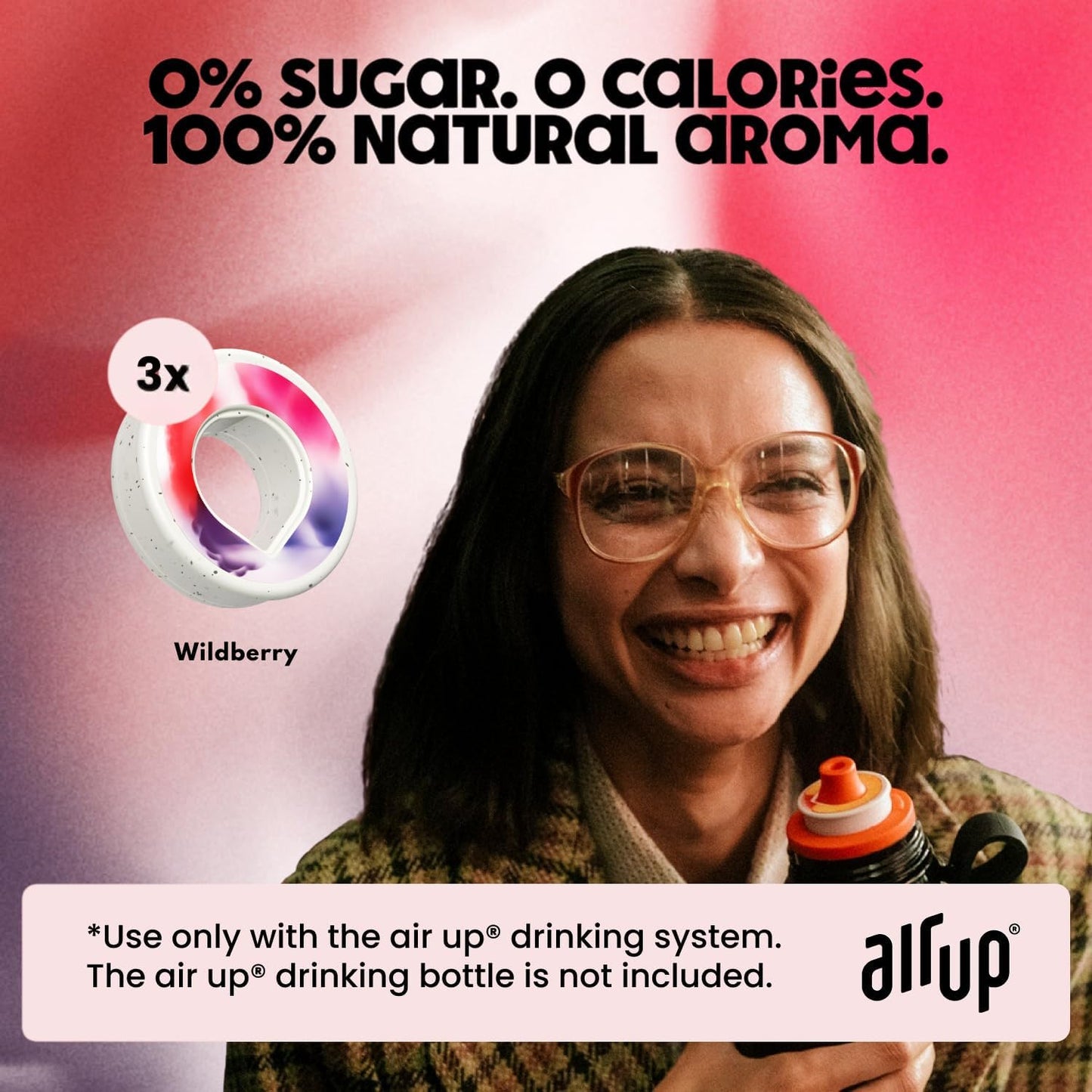 air up® 3 Cápsulas de Frutos Silvestres | Conjunto Degustação de Cápsulas de Sabor para 15 litros de Água sem Açúcar Sabor: Frutos Silvestres | Para garrafa air up® original