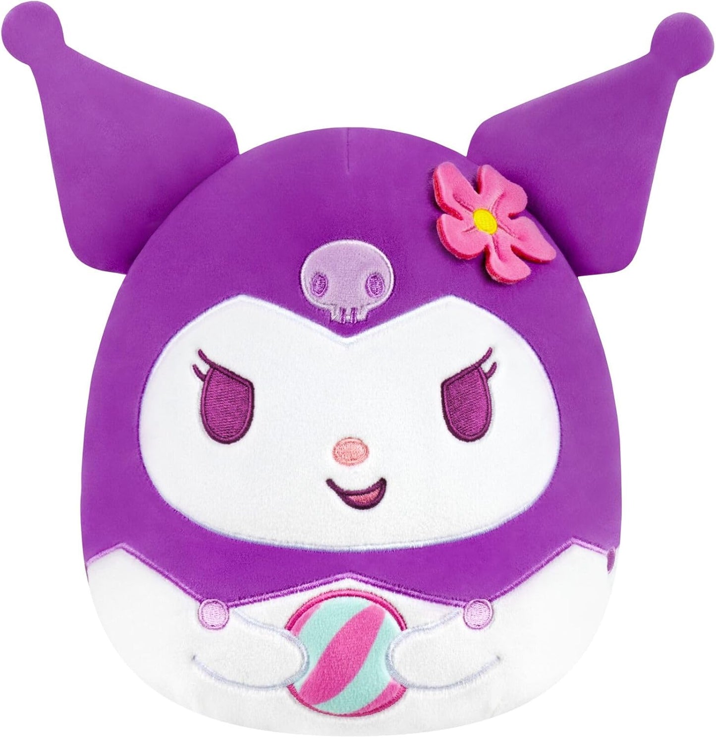 Squishmallows Pelúcia Original Sanrio Hello Kitty and Friends – Kuromi "Seize the Moment" (8 polegadas) – Pelúcia Oficial Jazwares