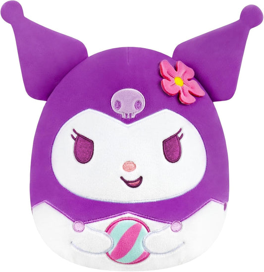 Squishmallows Pelúcia Original Sanrio Hello Kitty and Friends – Kuromi "Seize the Moment" (8 polegadas) – Pelúcia Oficial Jazwares