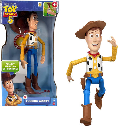 Mattel Disney e Pixar Toy Story 5 Woody em Ação | Boneco de Ação de 30 cm com mais de 50 Frases e Sons do Filme, Fiel ao Filme, JKL95