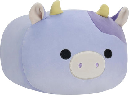 Squishmallows SQCR04185 Bubba-Roxo Vaca Empilháveis 12 Polegadas Ultrasoft Oficial Kelly Brinquedo de Pelúcia de Tamanho Médio