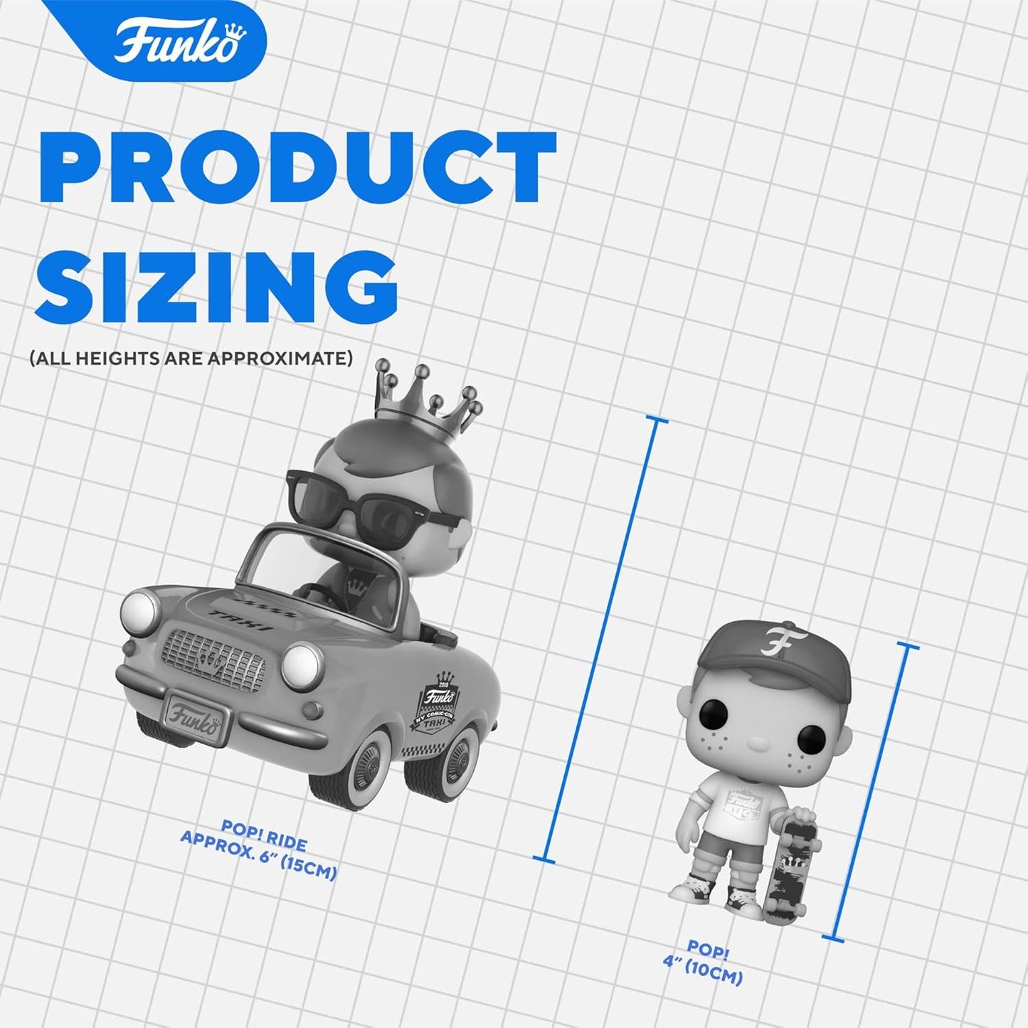 Funko POP! Rides Deluxe: Bob Esponja Calça Quadrada - Homem Sereia e Mexilhãozinho com Carro Invisível - Figura de Vinil Colecionável - Ideia de Presente - Produtos Oficiais - Fãs de TV