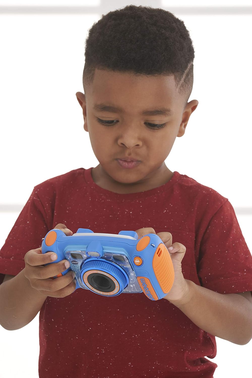 VTech KidiZoom Duo FX, câmera infantil com tela colorida, 8 MP, fotos, selfies e vídeos, filtros AR, 20 jogos, 75 efeitos de foto e vídeo, filtros e molduras, para bebês de 3, 4, 5, 6, 7 anos ou mais, azul