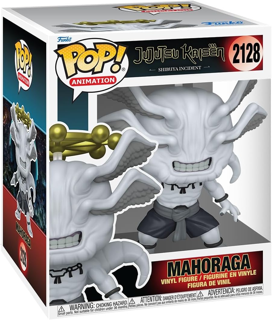 Funko Pop! Super: Jujutsu Kaisen - Mahoraga - Figura de vinil colecionável - Ideia para presente - Produtos oficiais - Brinquedos para crianças e adultos - Fãs de anime - Figura modelo para colecionadores e exposição