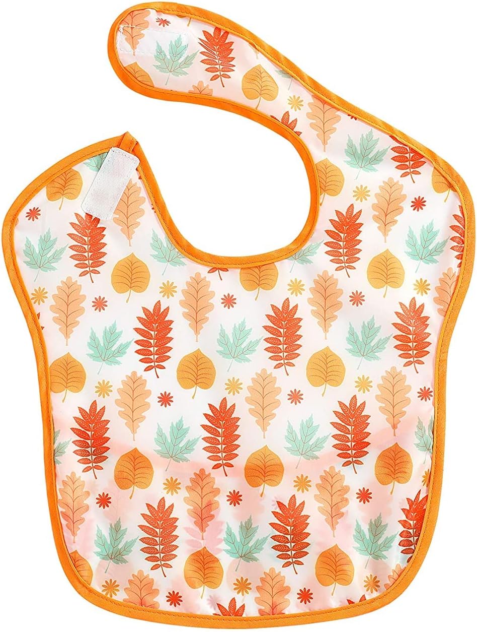 PandaEar Babador, pacote com 3 unidades, superleve, impermeável, lavável, resistente a manchas, óleo e odores, para bebês de 5 a 36 meses | Multicor | Menina