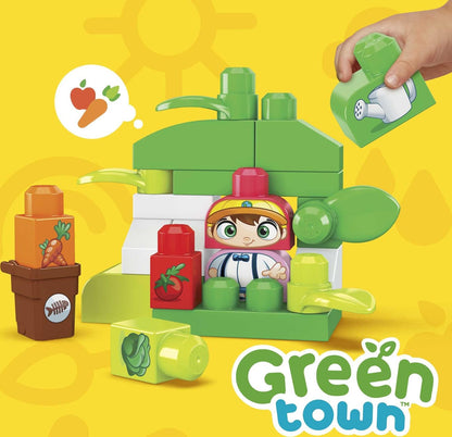 MEGA BLOKS Blocos de construção infantis Fisher-Price, classificação e reciclagem de cidade verde