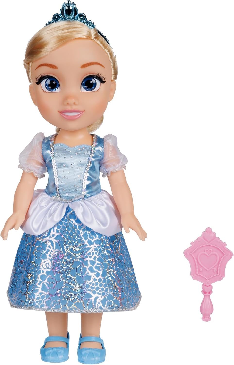 Disney Boneca Princess My Friend Cinderela 35 cm – Disney 100 Anos de Magia, Novo Visual Platinum