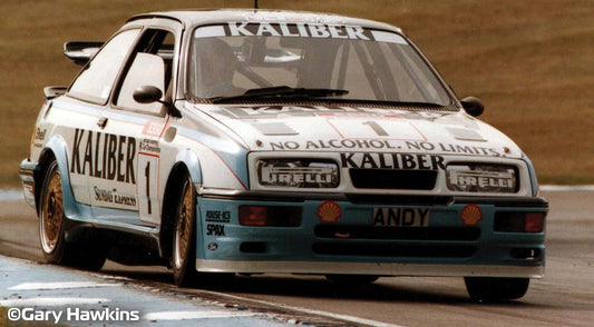Scalextric   Ford Sierra RS500 - BTCC 1988 - Andy Rouse. Golfo., Azul/Branco, (C4343)