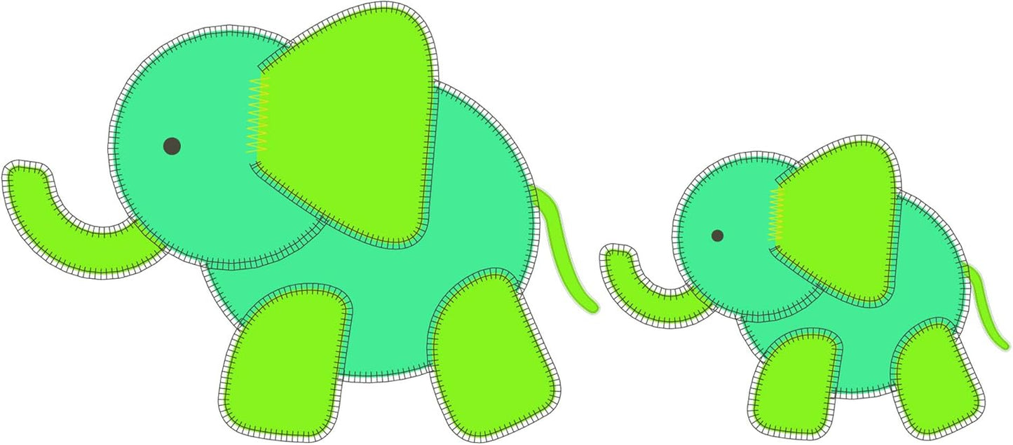 PurFlo Saco de dormir para bebê bordado SleepS All Seasons (elefante Kiwi, 0-3 meses) Nome do item (também conhecido como título)