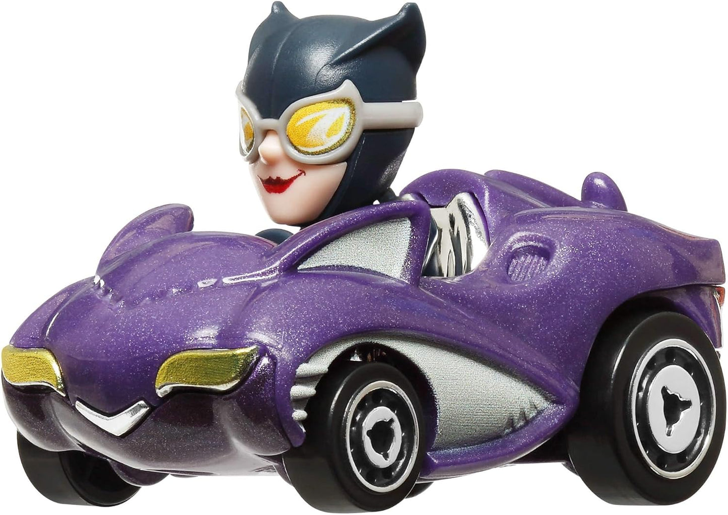 Hot Wheels RacerVerse, conjunto de 4 carrinhos de brinquedo em escala 1:64, otimizados para pistas Hot Wheels, com personagens da cultura pop como pilotos, HKD33