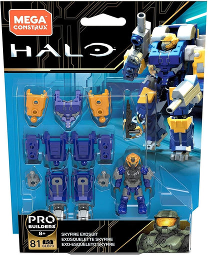 MEGA Conjunto de Montagem HALO Construx de 81 Peças | Skyfire Exosuit